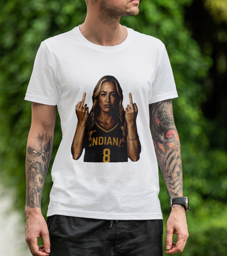 INDIANA 8 Flipping The Bird T-Shirt