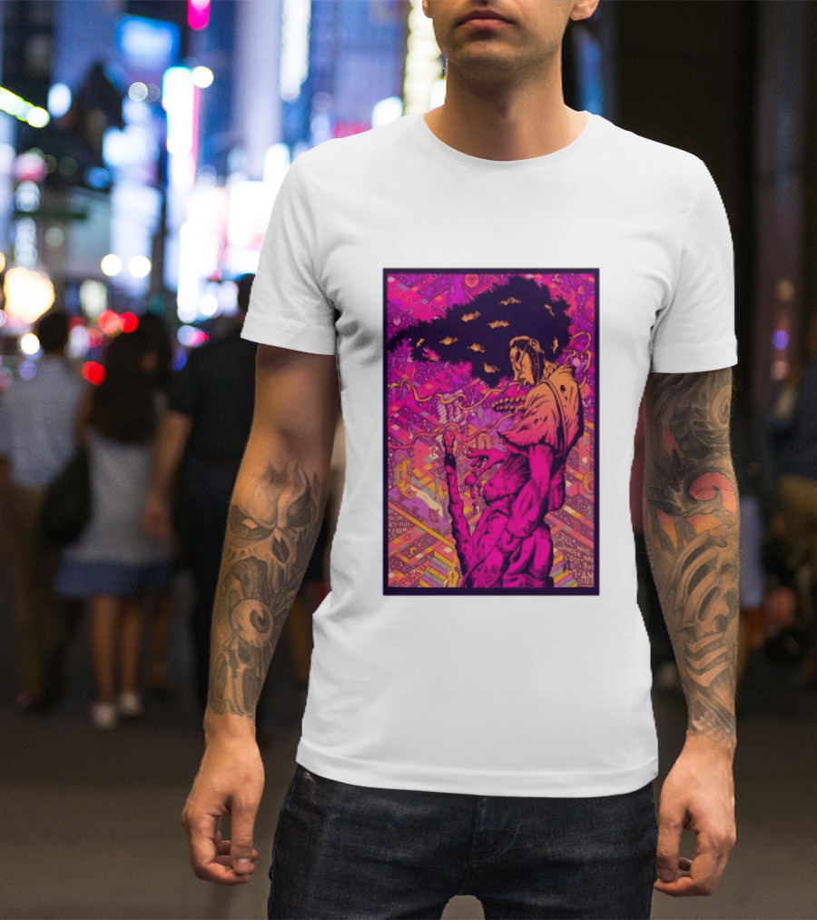 Third Eye Samurai Not All Who Wander Are Lost But I Am Psychedelic Fantasy Scene T-Shirt