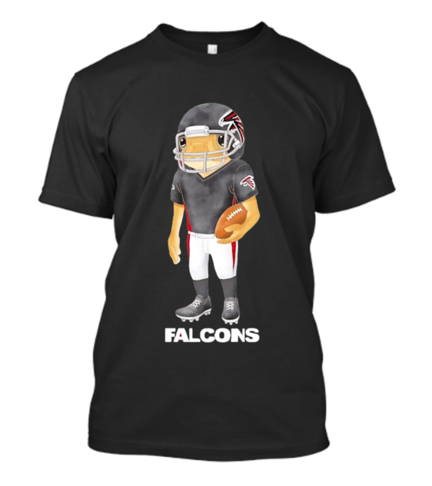 Bad Bunny Collaboration Atlanta Falcons NFL Team T-Shirt