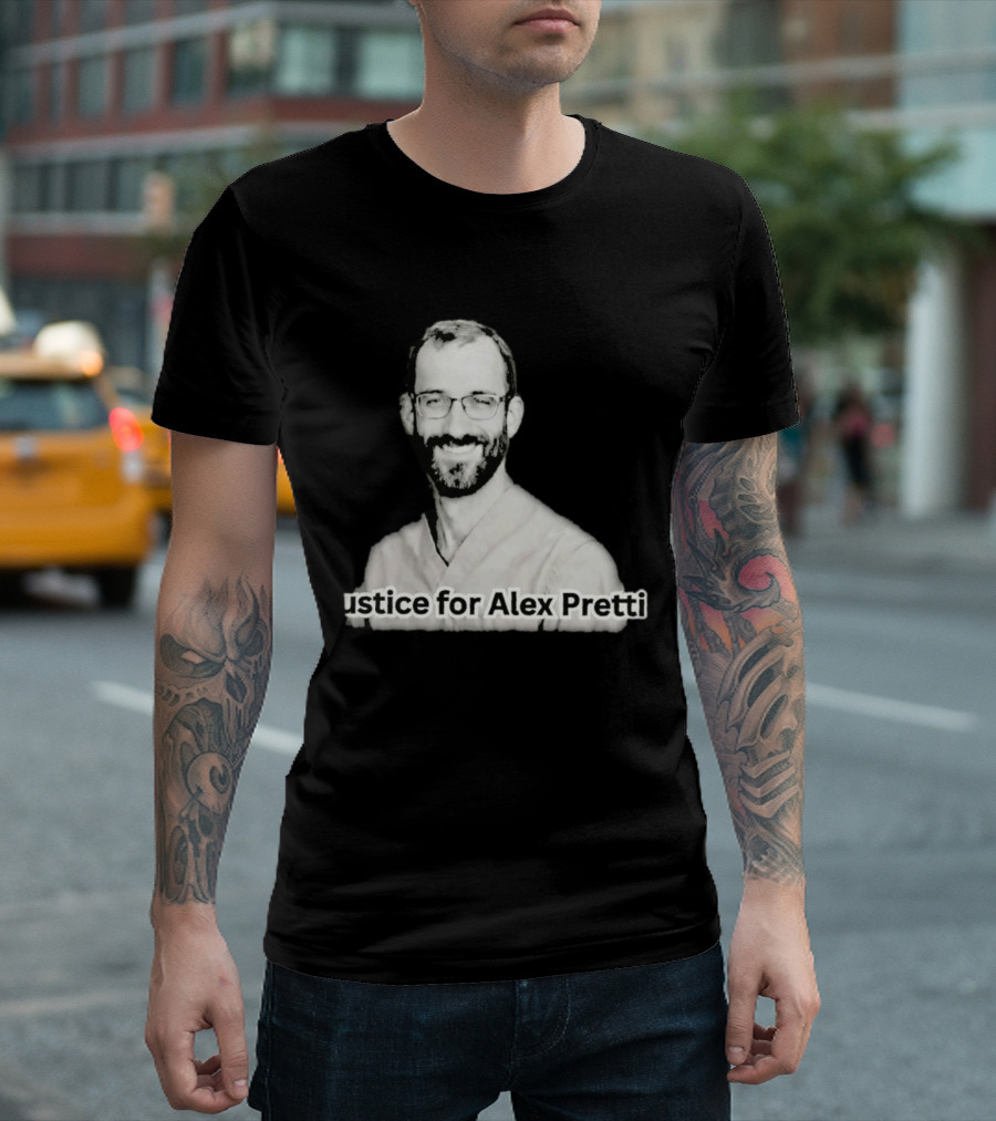 Justice For Alex Pretti Memorial T-Shirt