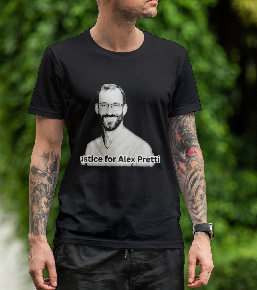 Justice For Alex Pretti Memorial T-Shirt