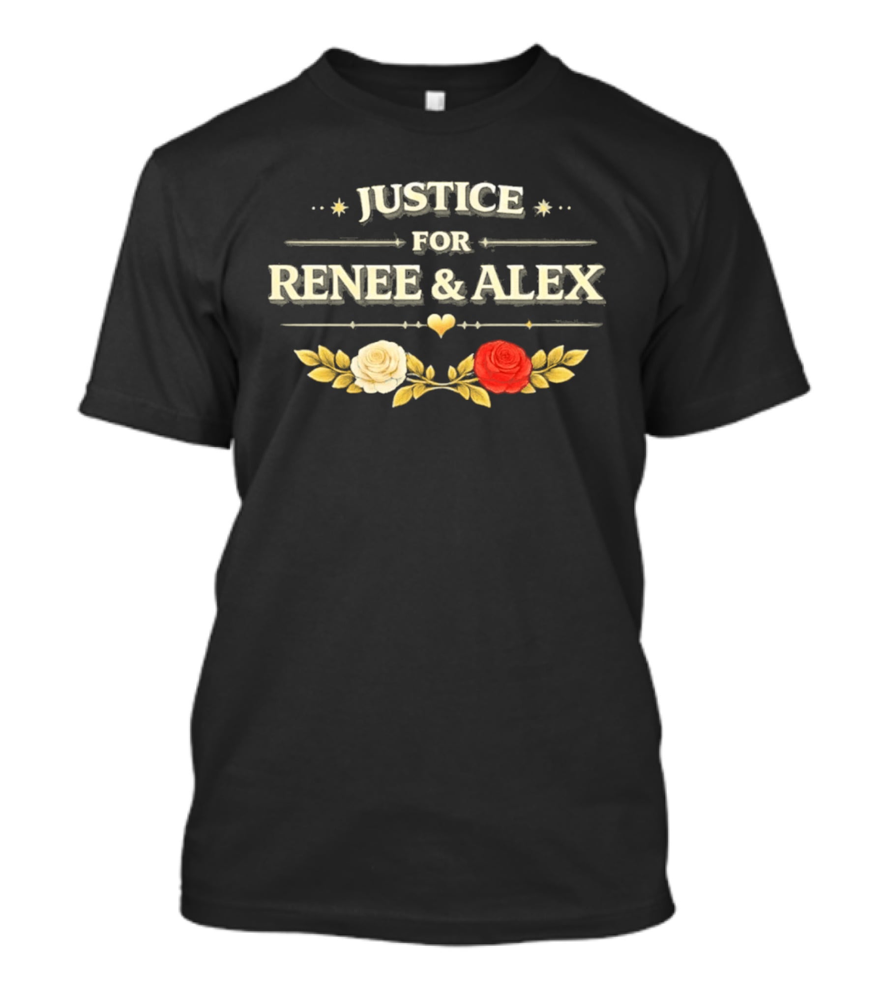 Justice For Renee & Alex Floral Heart T-Shirt