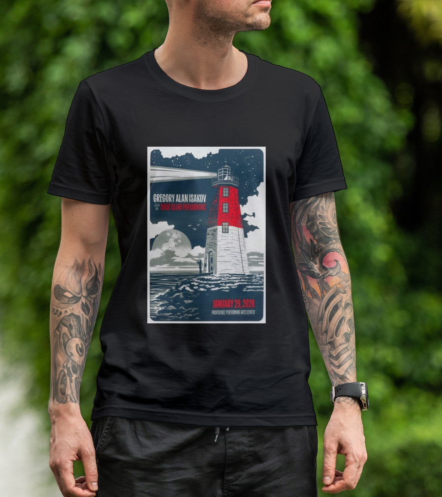Gregory Alan Isakov Rhode Island Philharmonic Providence Performing Arts Center January 29 2026 T-Shirt