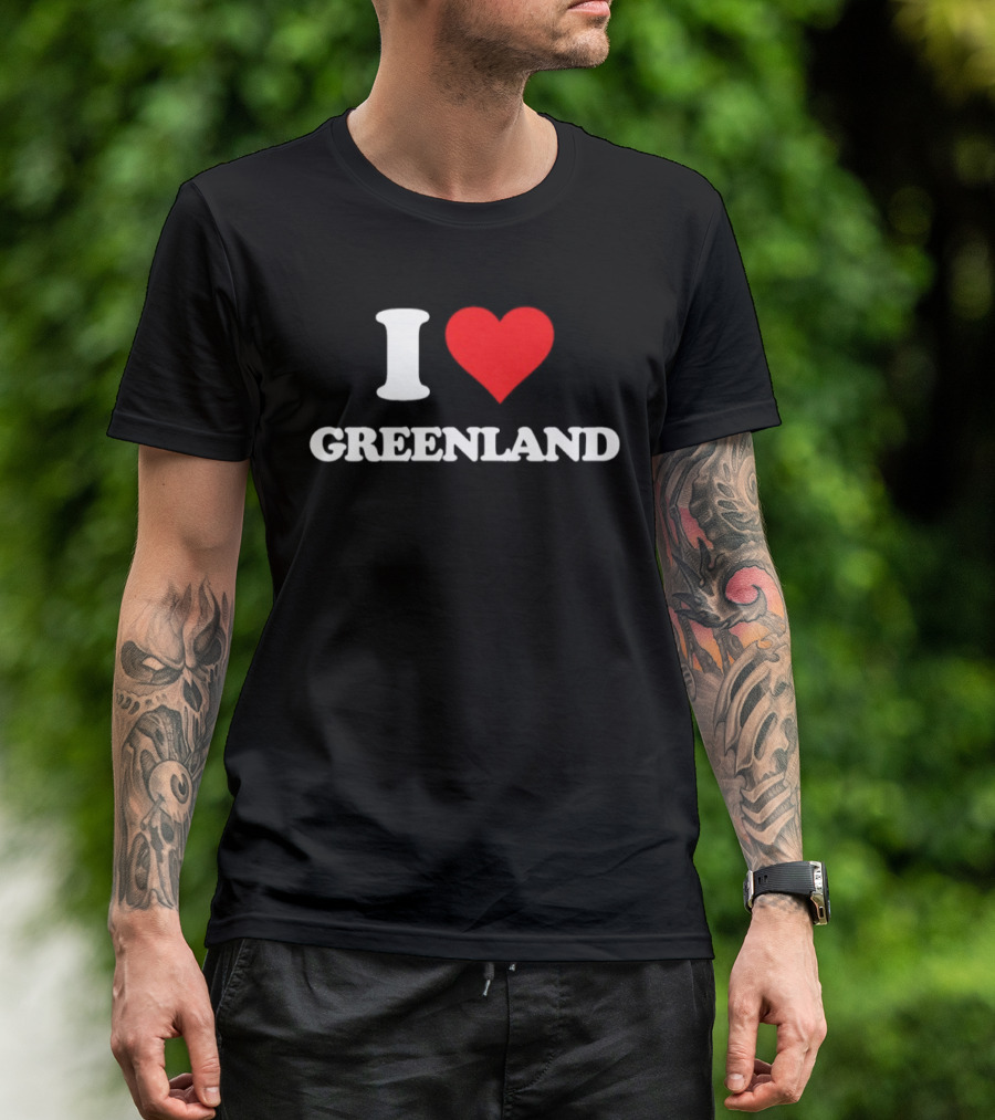 I Heart Greenland Gift Idea T-Shirt