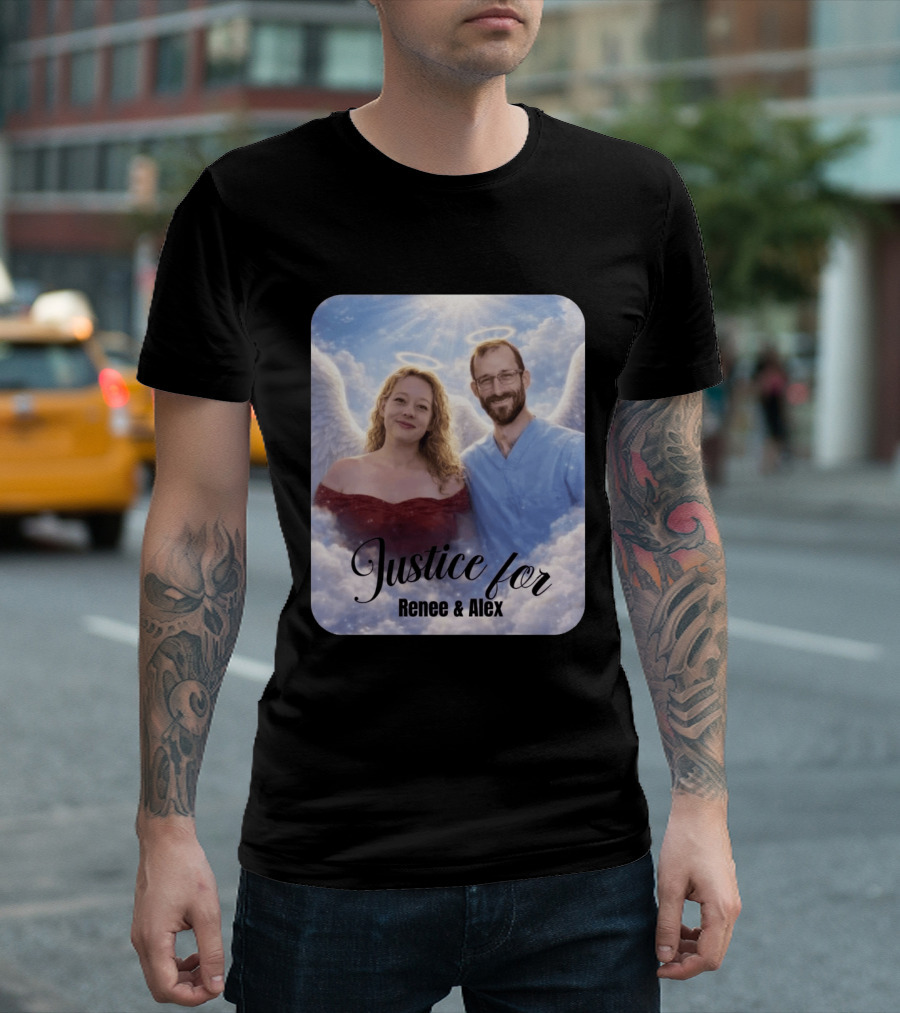 Justice For Renee And Alex Angel Wings Memorial T-Shirt