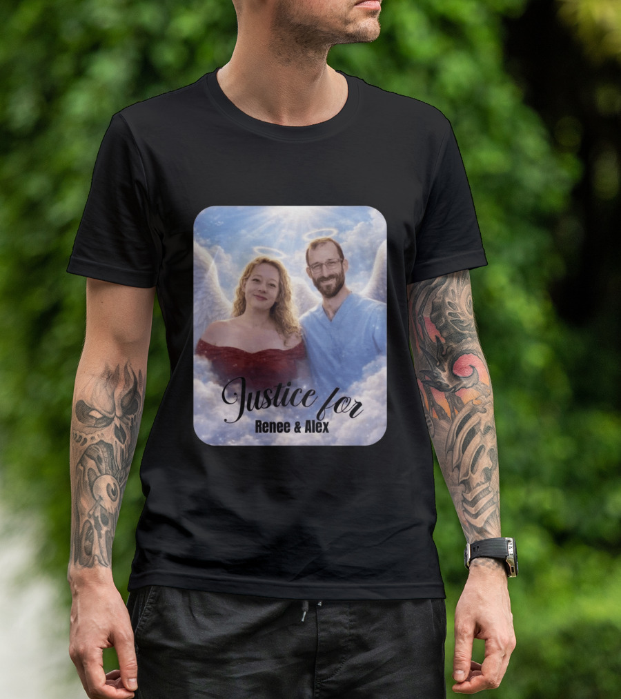 Justice For Renee And Alex Angel Wings Memorial T-Shirt