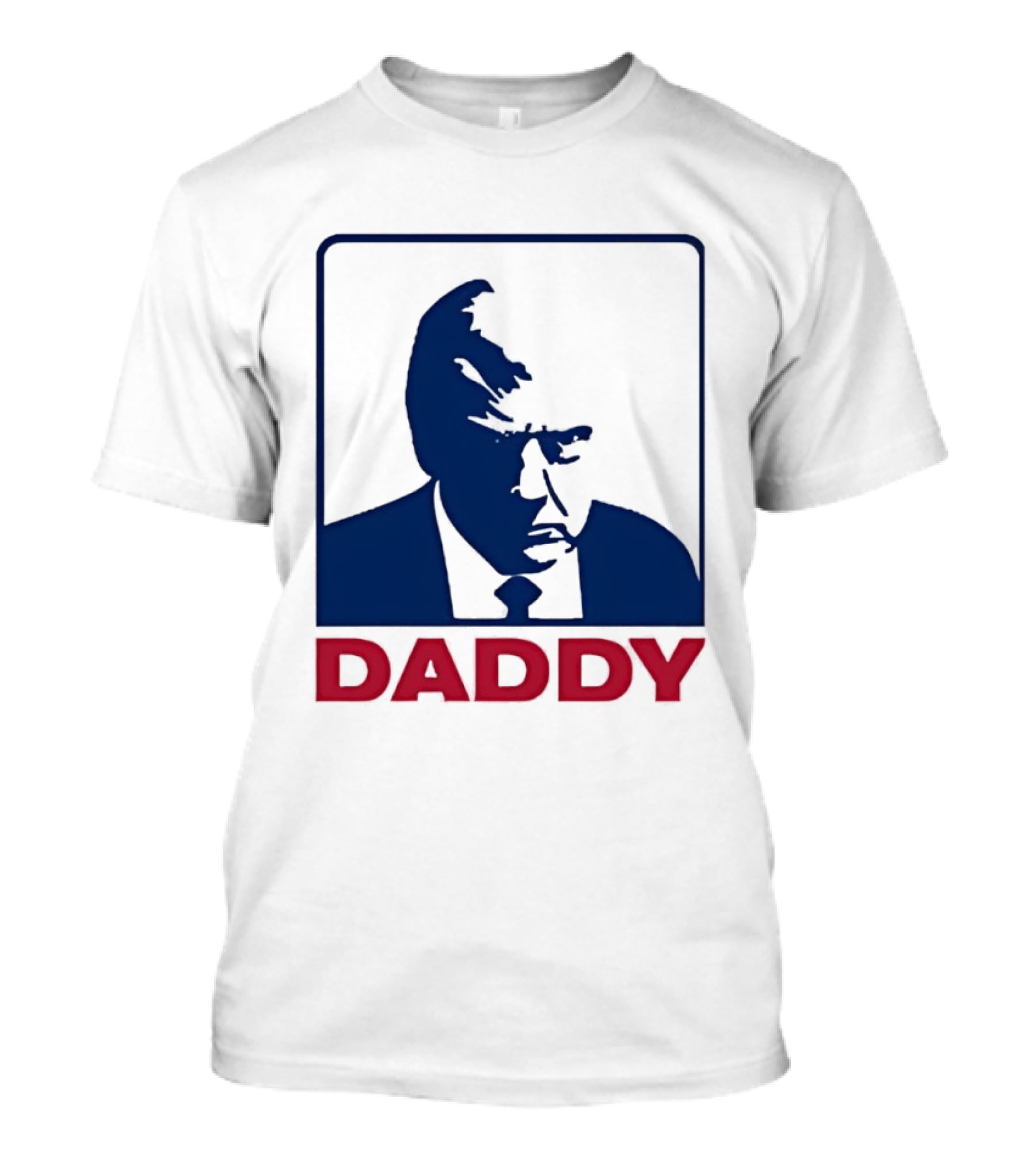 Daddy Donald Trump Blue Red T-Shirt