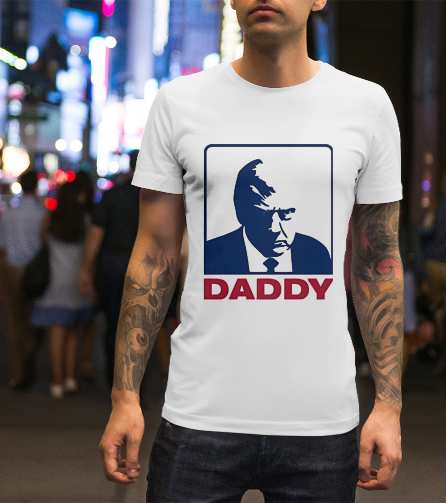 Daddy Donald Trump Blue Red T-Shirt
