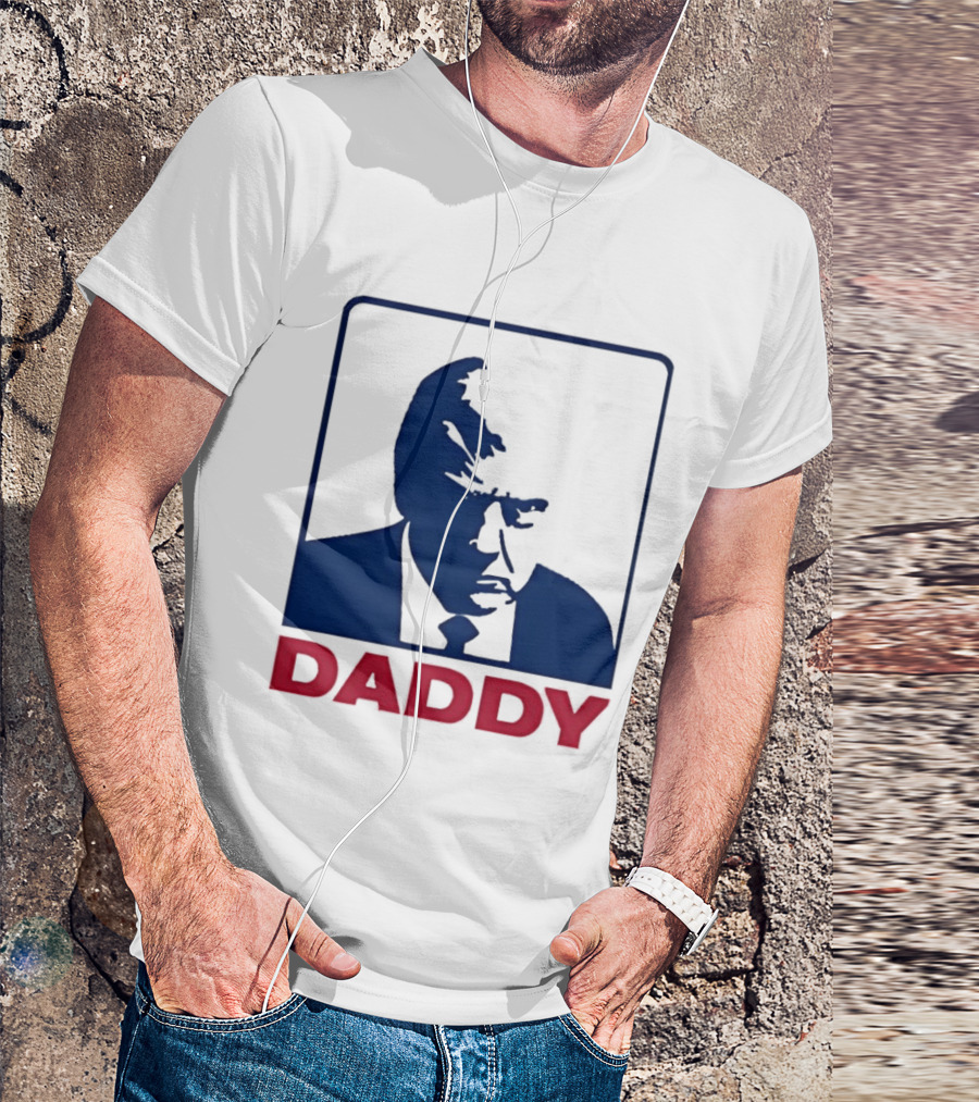 Daddy Donald Trump Blue Red T-Shirt