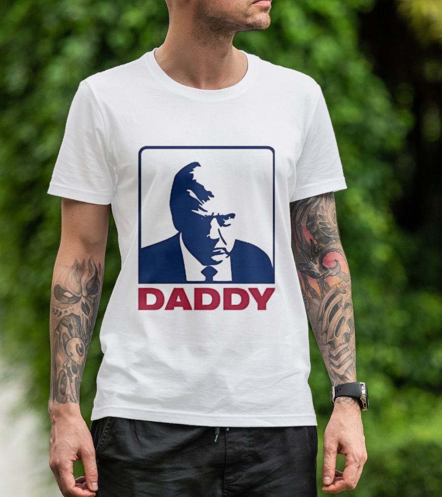 Daddy Donald Trump Blue Red T-Shirt