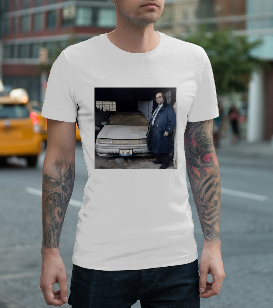 Mercury Sable Wagon 271 2071 Illinois License Plate Classic Scene T-Shirt