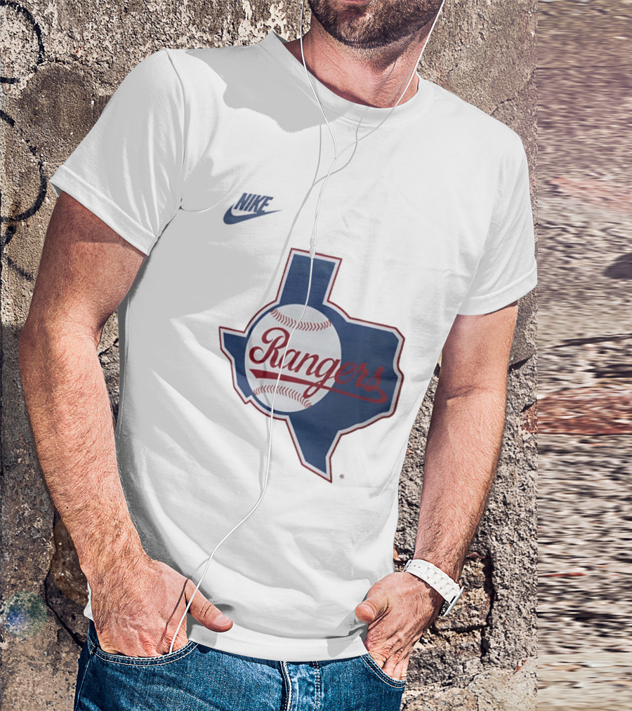Rangers Baseball Texas Map Iconic Team T-Shirt