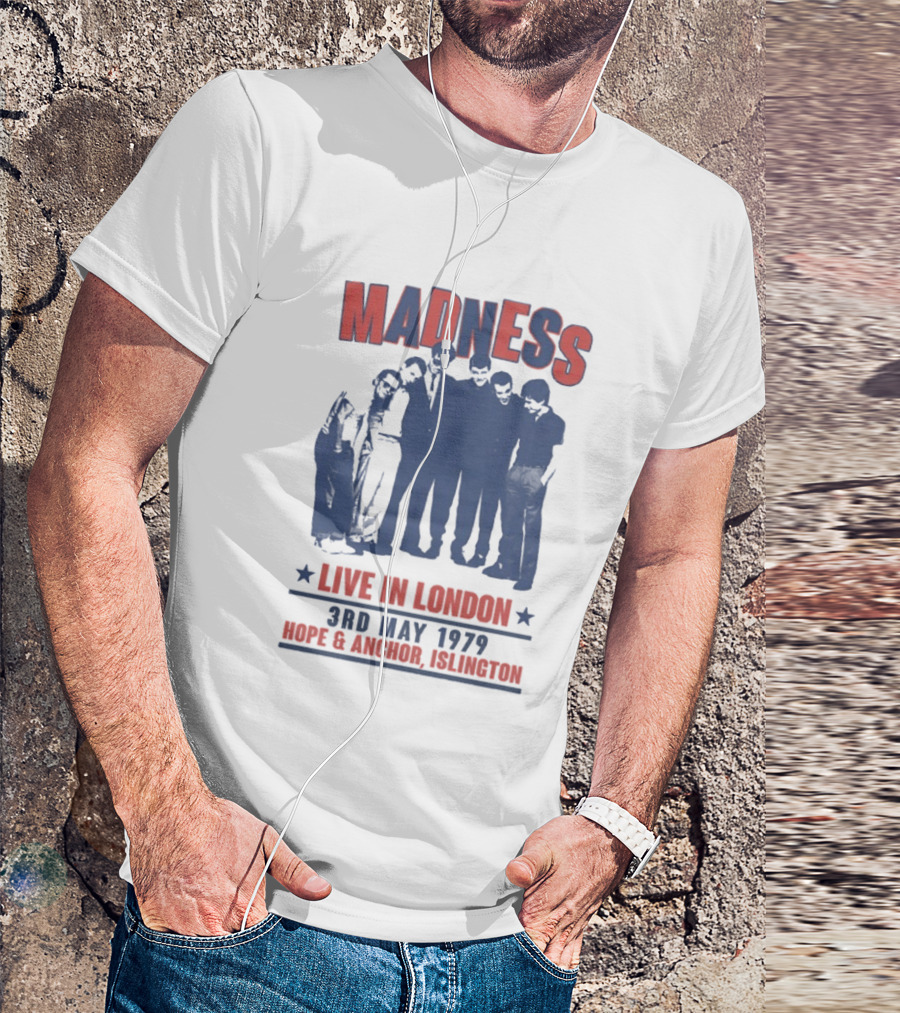 Madness Live In London 3rd May 1979 Hope And Anchor Islington T-Shirt