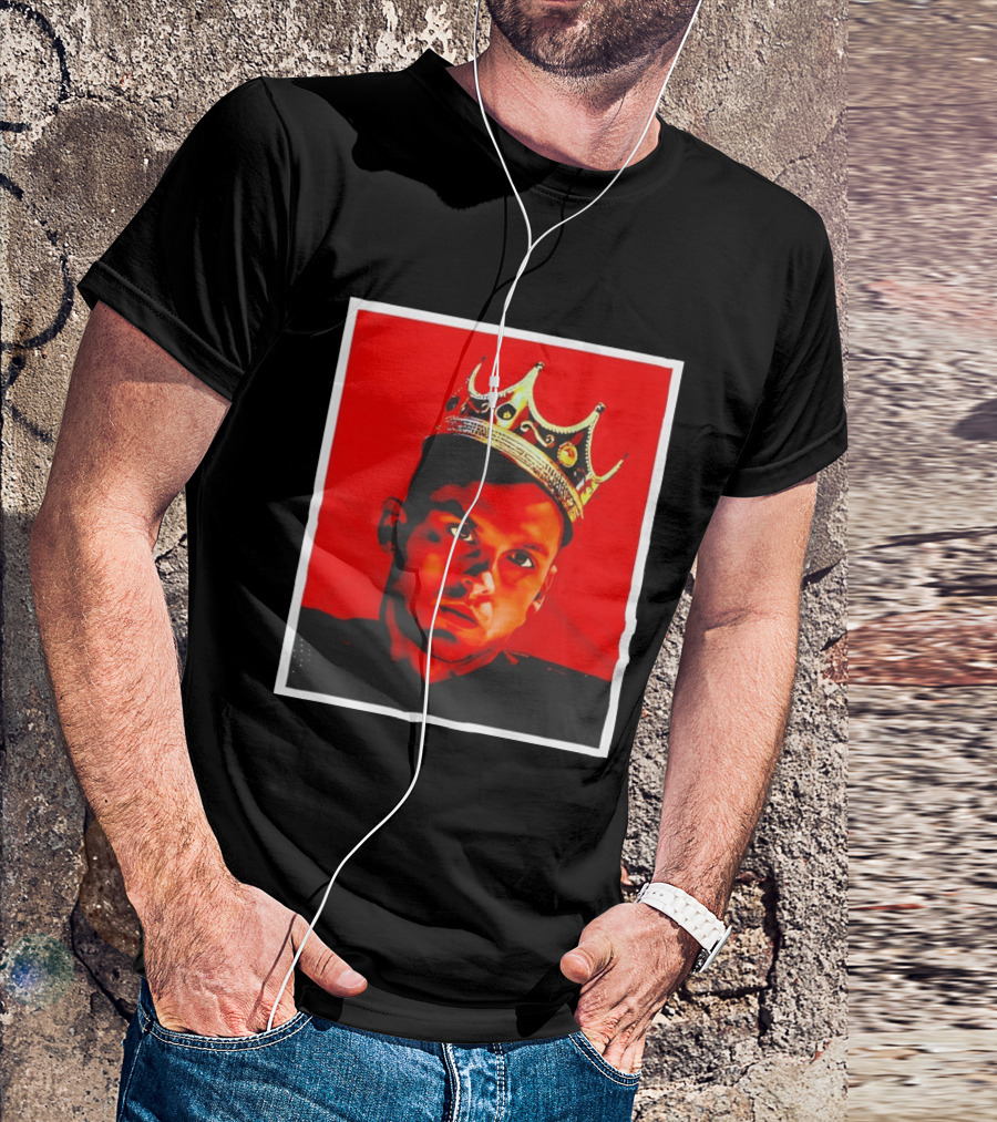 Anuel AA SoroKING Crown Portrait Red T-Shirt