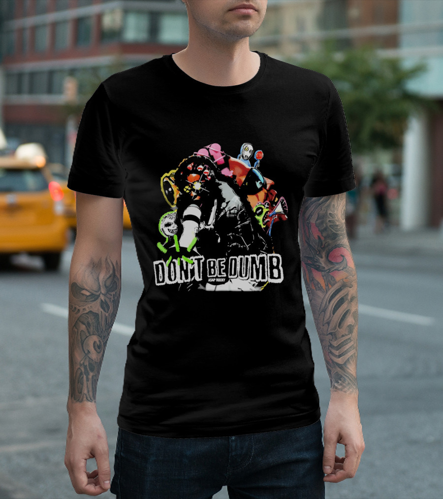 Asap Don't Be Dumb Colorful Robot 2026 T-Shirt