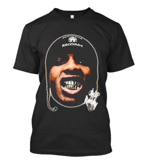 ASAP Rocky Rapper Big Face Harlem Records T-Shirt