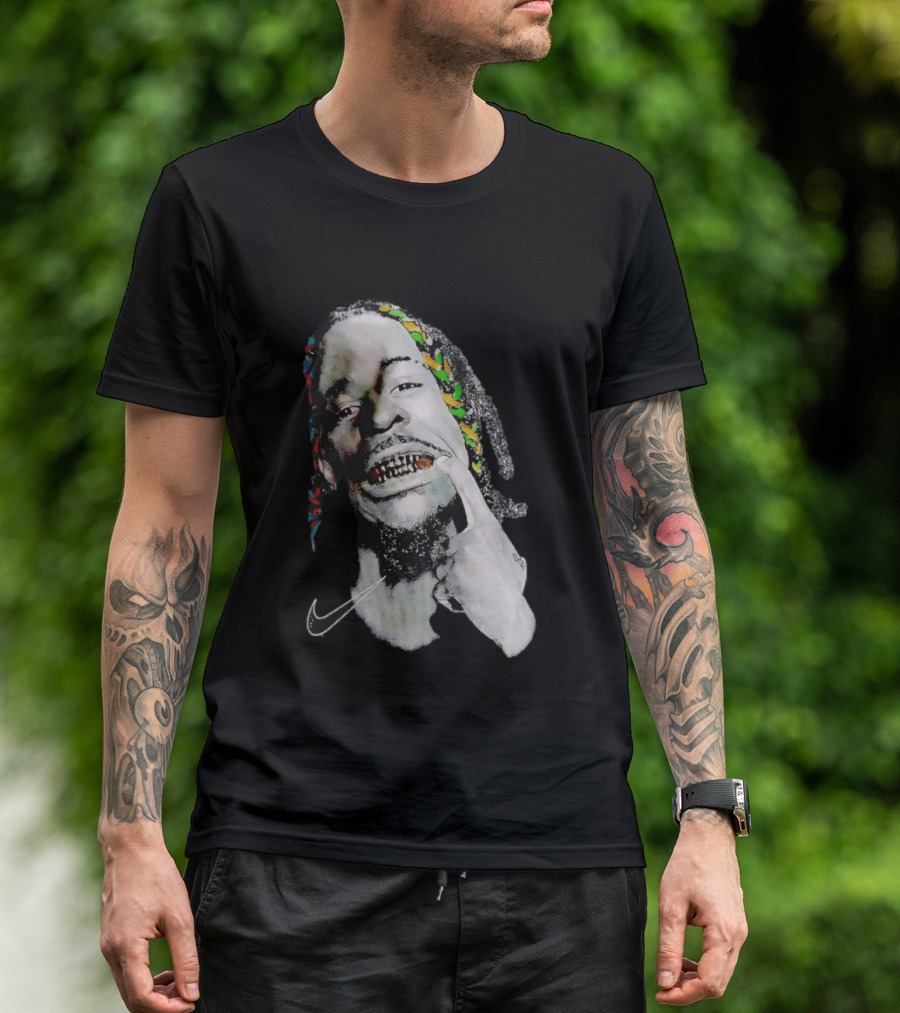 Ja Morant Max90 Nike Iconic Grills And Colorful Braids T-Shirt