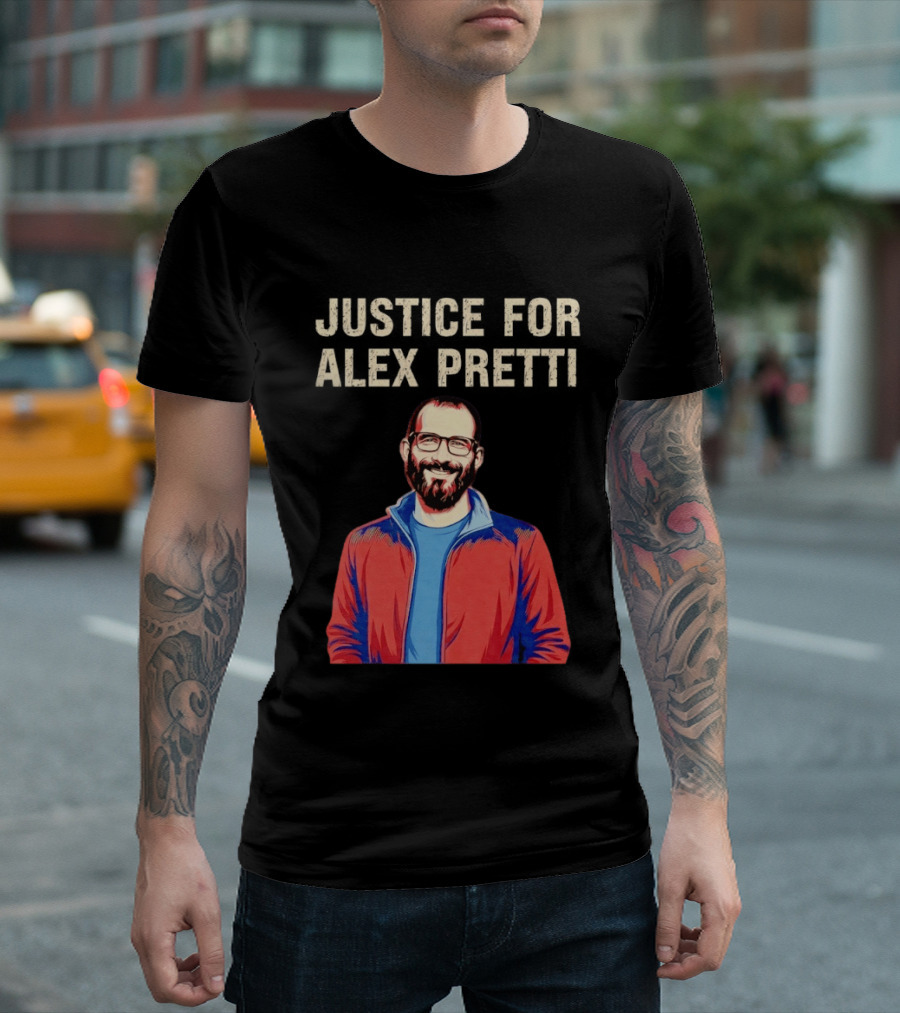 Justice For Alex Pretti Minnesota Anti ICE Protest T-Shirt