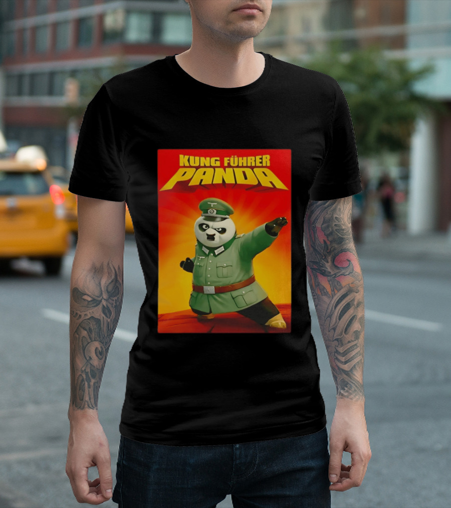 Kung Führer Panda Officer T-Shirt