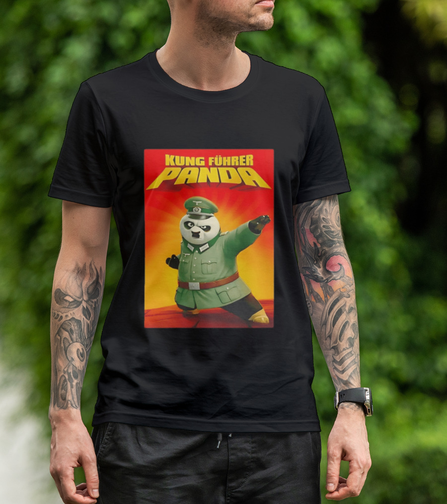 Kung Führer Panda Officer T-Shirt