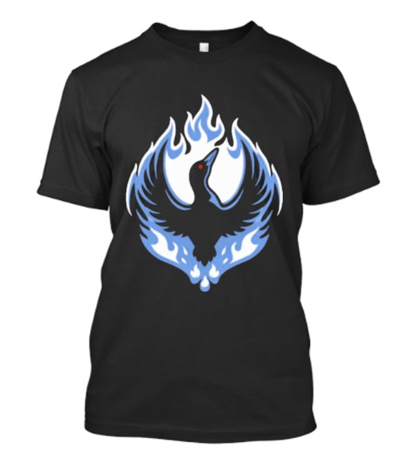 Minnesota Rebel Loon Blue Firebird T-Shirt