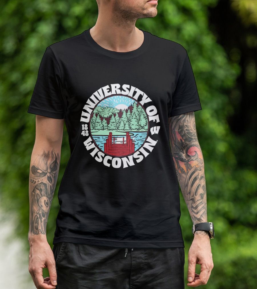 University Of Wisconsin 1848 Lake Scene T-Shirt