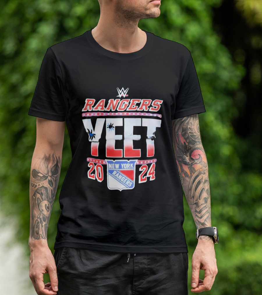 WWE Rangers Yeet 2024 New York Rangers T-Shirt