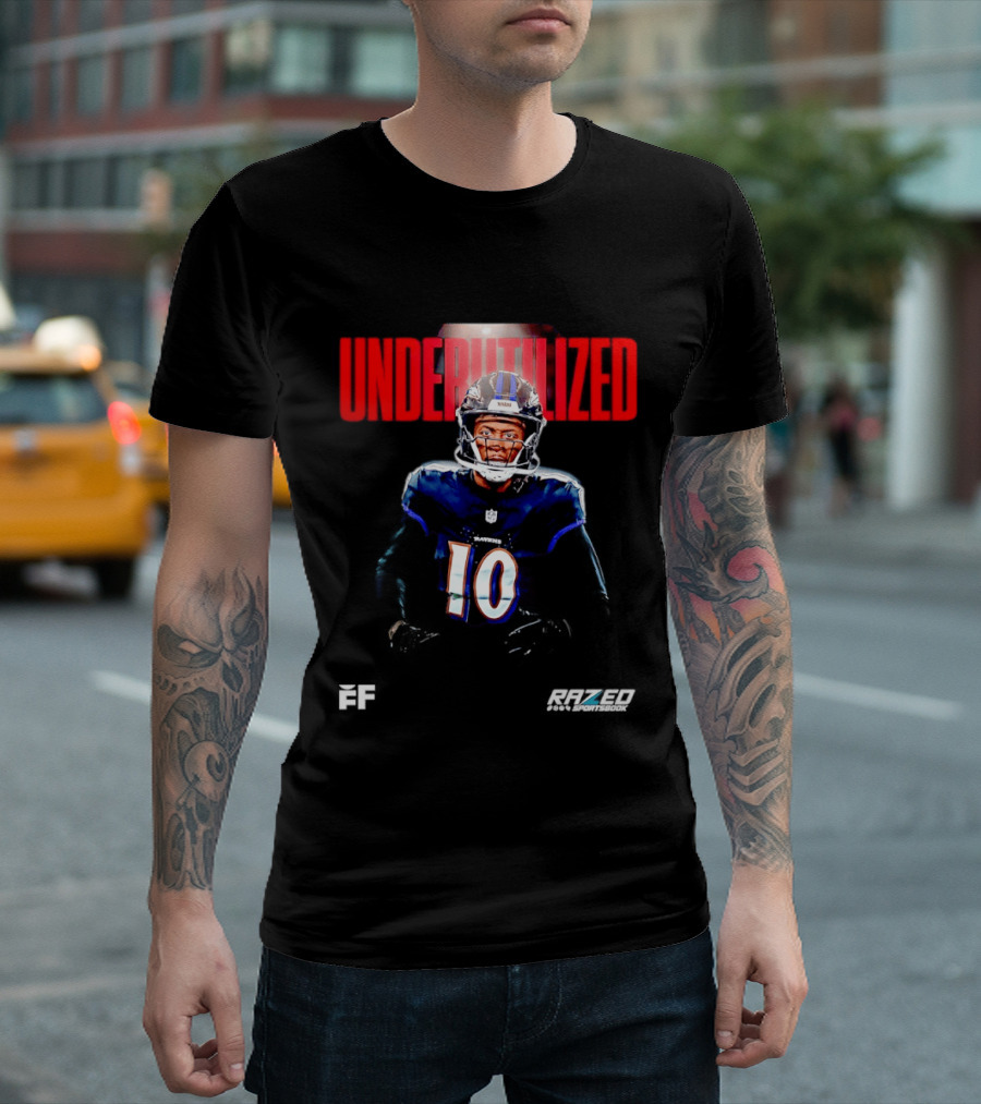 Underutilized Baltimore Ravens Football 10 T-Shirt