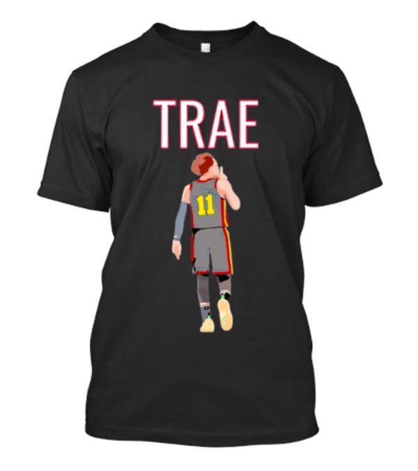 TRAÉ Young Number 11 NBA Basketball T-Shirt