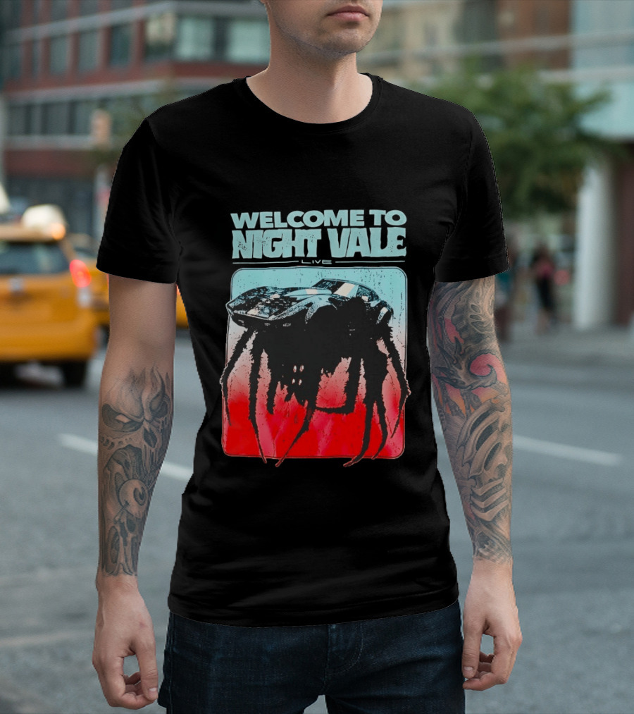 Welcome To Night Vale Live Giant Spider UFO T-Shirt