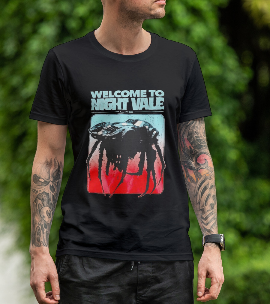 Welcome To Night Vale Live Giant Spider UFO T-Shirt