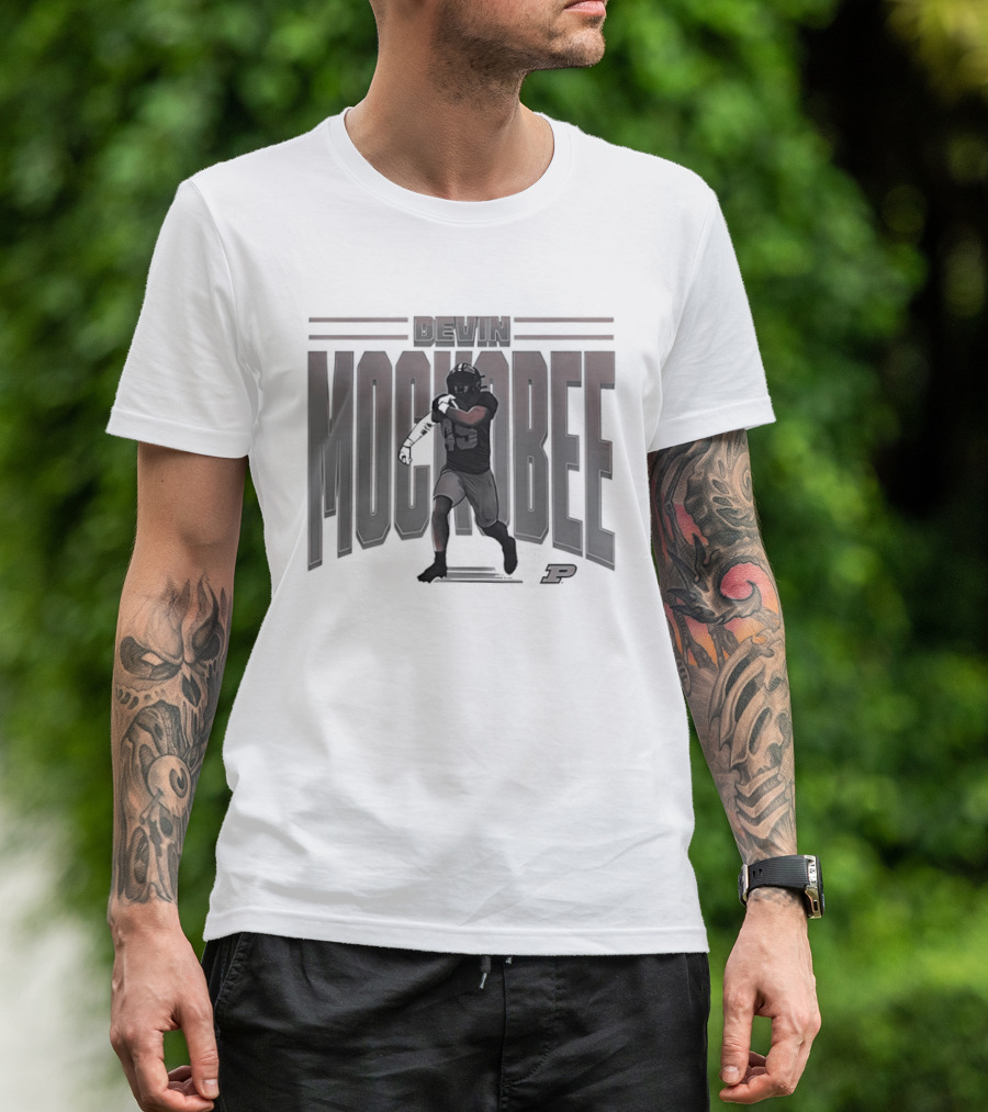 Purdue Boilermakers Football Devin Mockobee NCAA Caricature T-Shirt