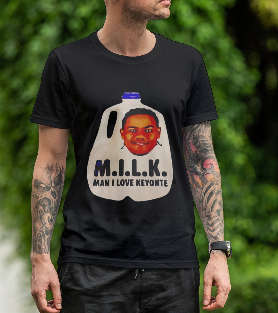 M.I.L.K Man I Love Keyonte George Fan T-Shirt