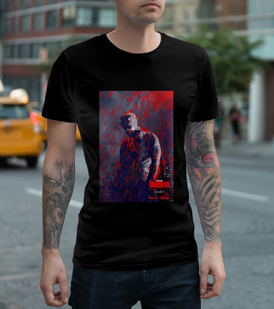 Daredevil Born Again Season 2 Premiering March 24 2026 Disney Plus T-Shirt