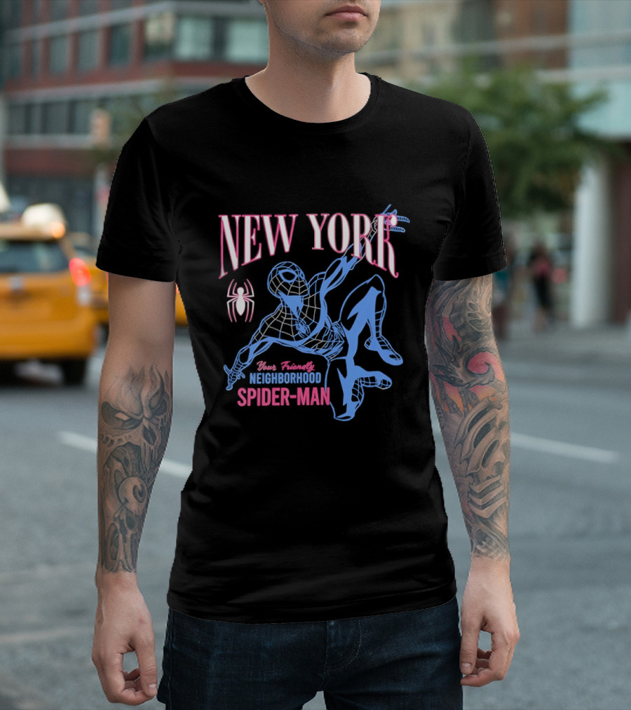 Spider Man New York Your Friendly Neighborhood T-Shirt