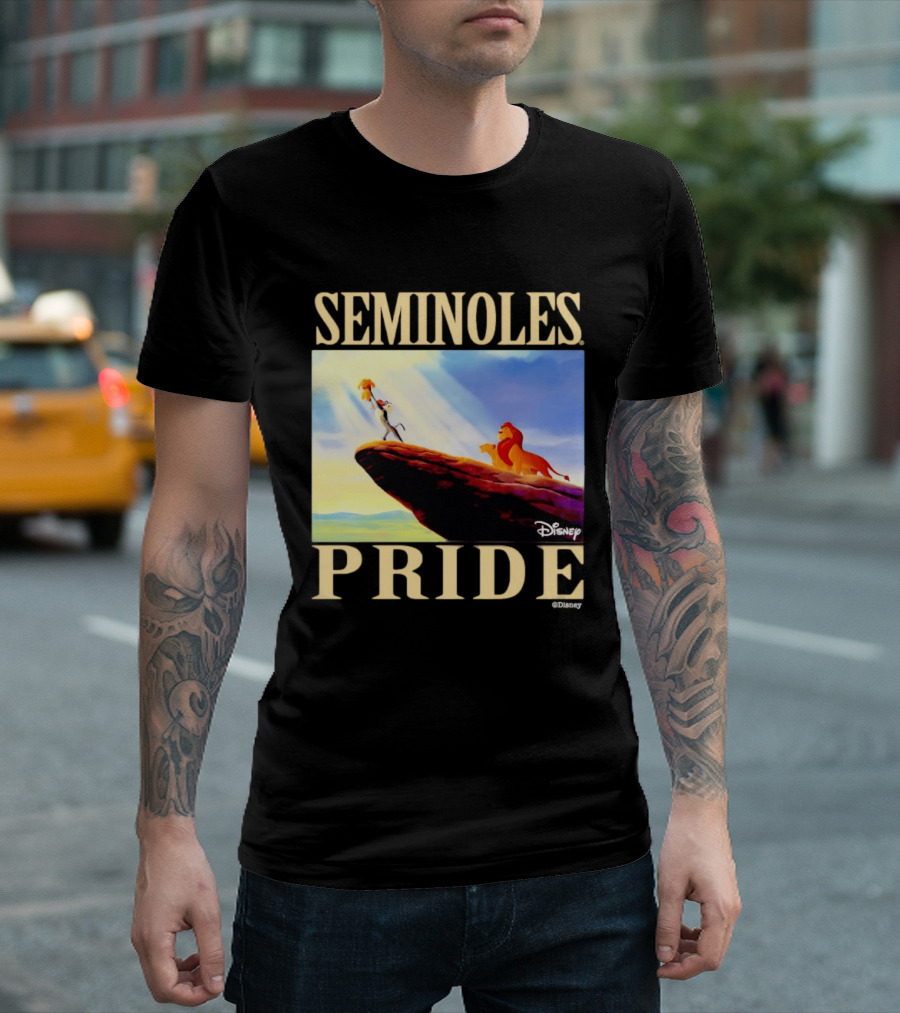 Seminoles Pride Florida State Disney Lion King Scene T-Shirt