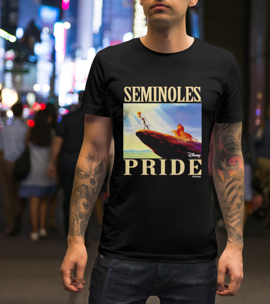 Seminoles Pride Florida State Disney Lion King Scene T-Shirt