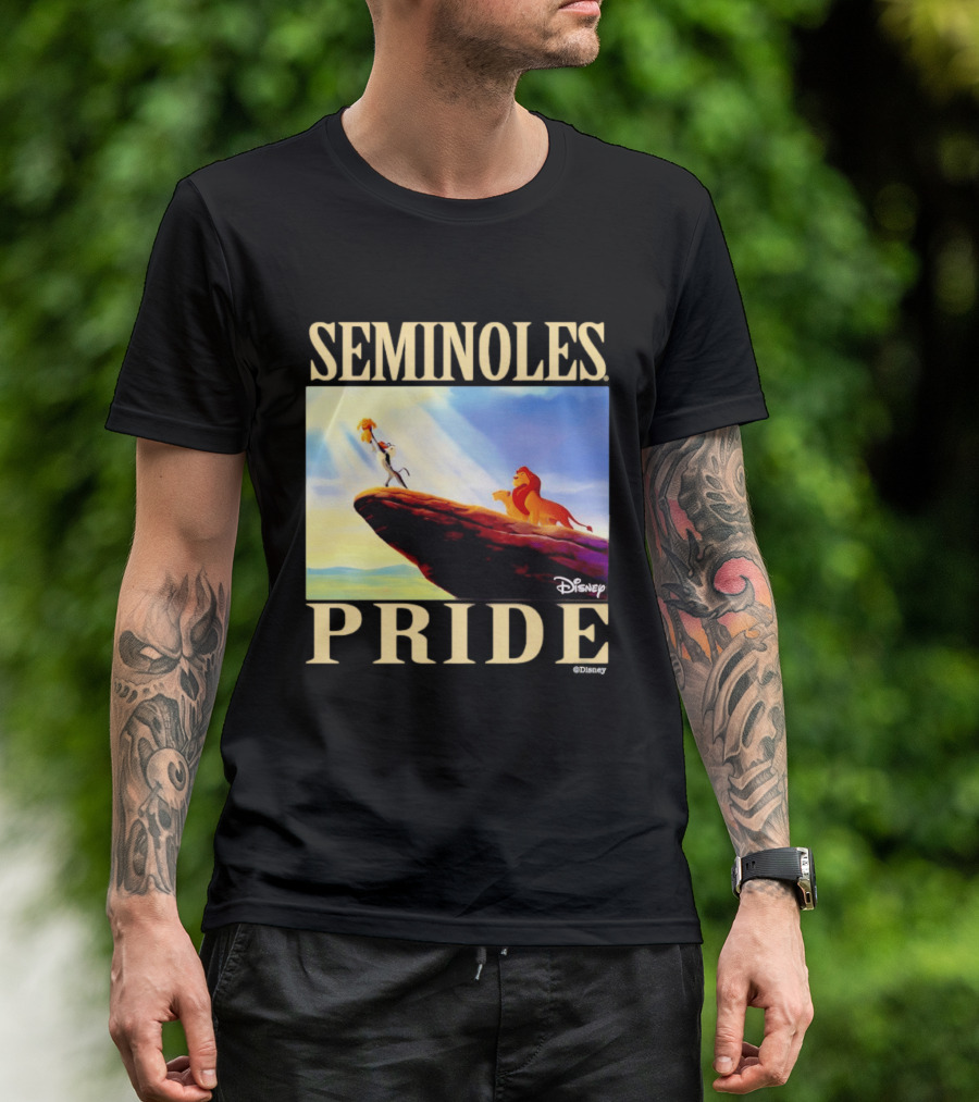Seminoles Pride Florida State Disney Lion King Scene T-Shirt