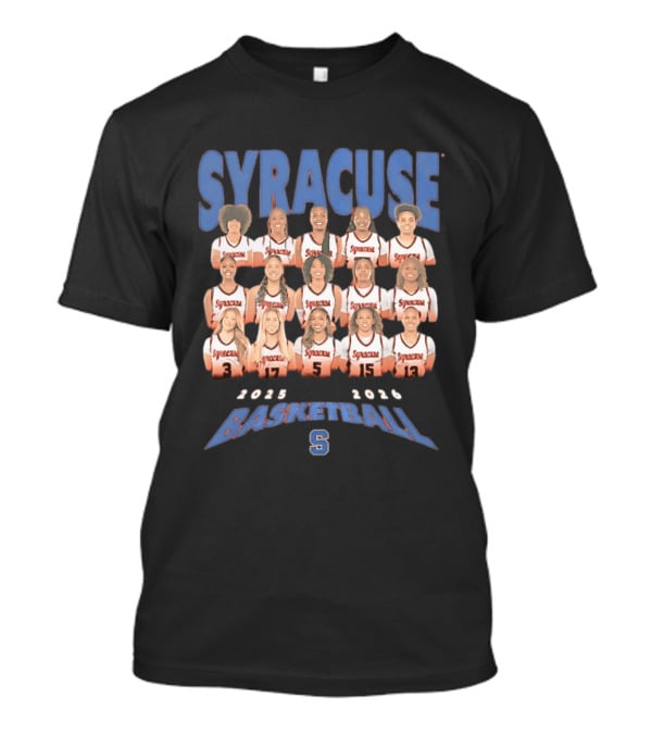 Syracuse Basketball 2025 2026 Women's Team Collage T-Shirt