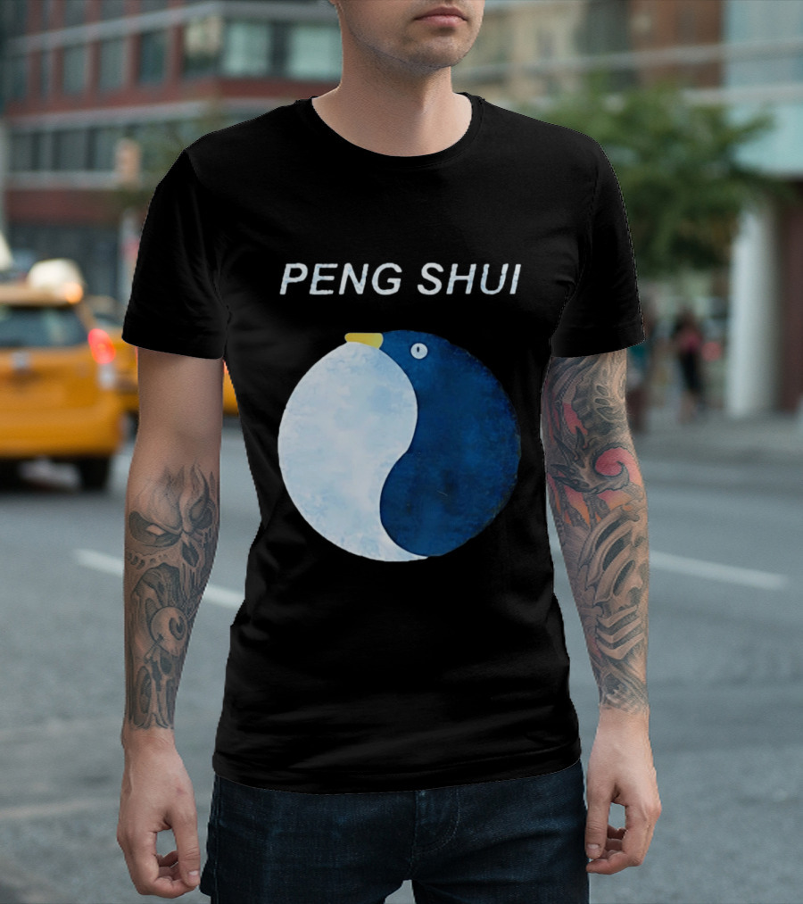 Peng Shui Feng Shui Penguin Yin Yang T-Shirt