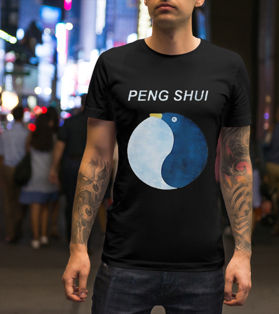Peng Shui Feng Shui Penguin Yin Yang T-Shirt