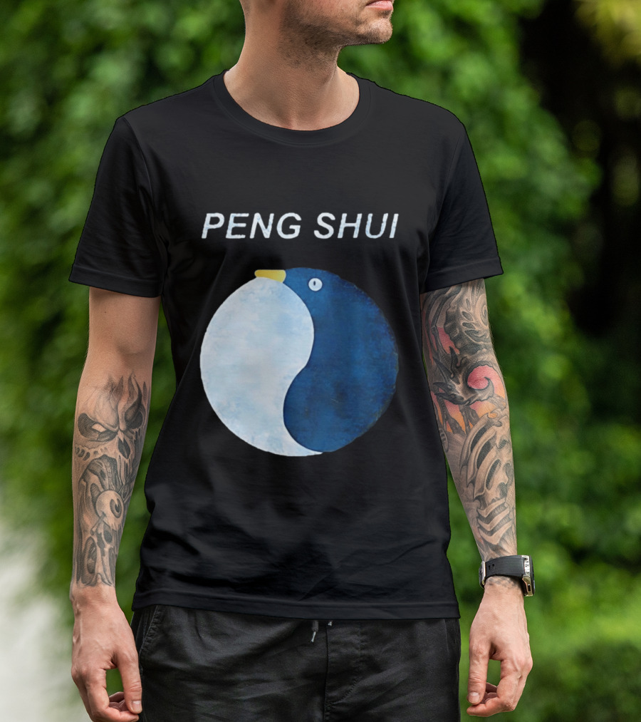 Peng Shui Feng Shui Penguin Yin Yang T-Shirt
