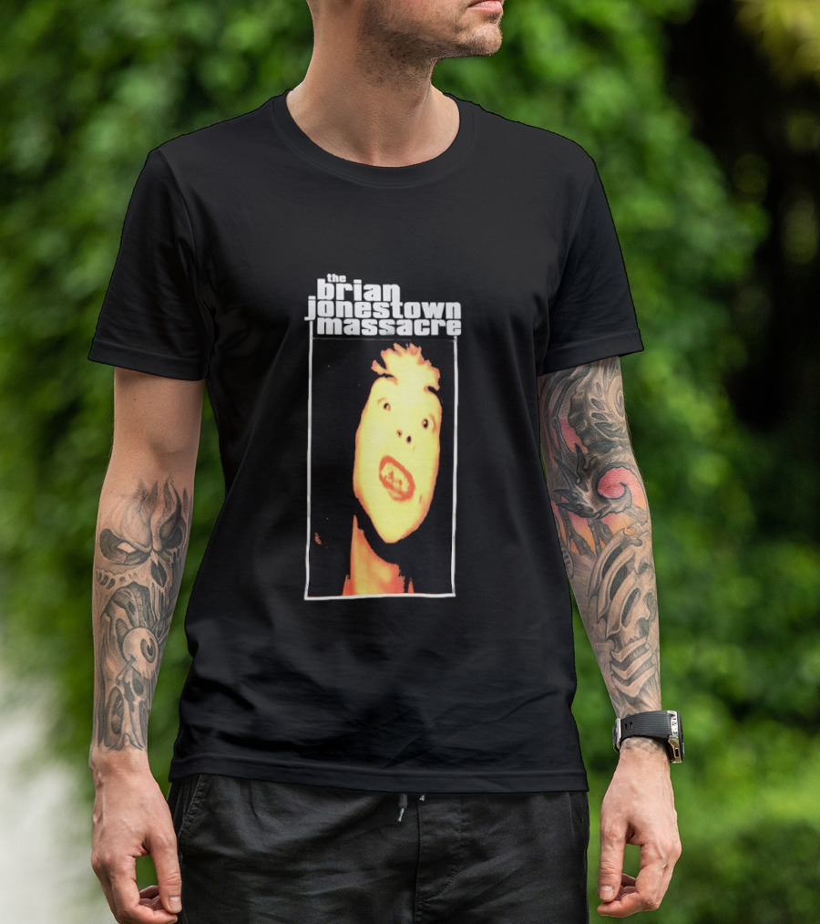 The Brian Jonestown Massacre Distorted Yellow Face T-Shirt