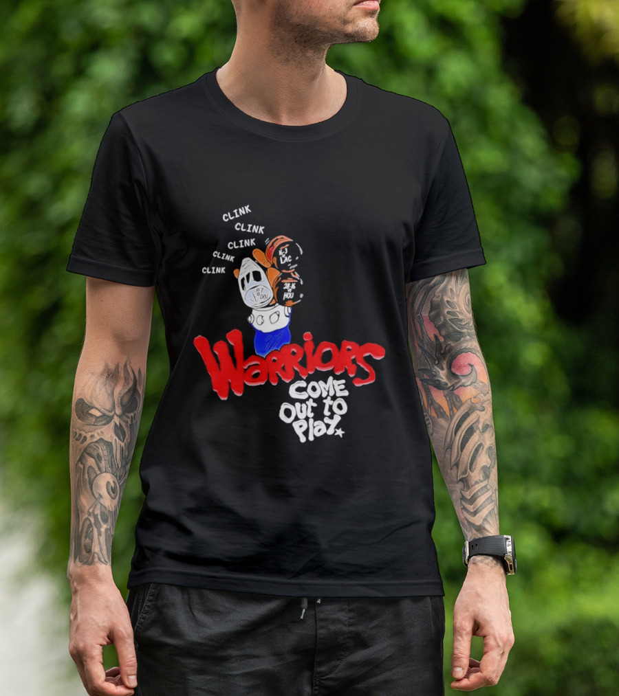 Warriors Come Out To Play Clink Bat Iconic Scene T-Shirt