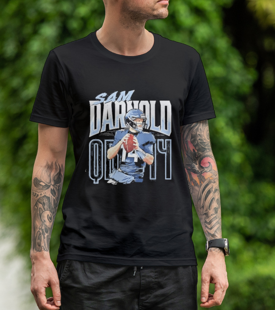 Sam Darnold Quarterback Number Four Football Seahawks T-Shirt