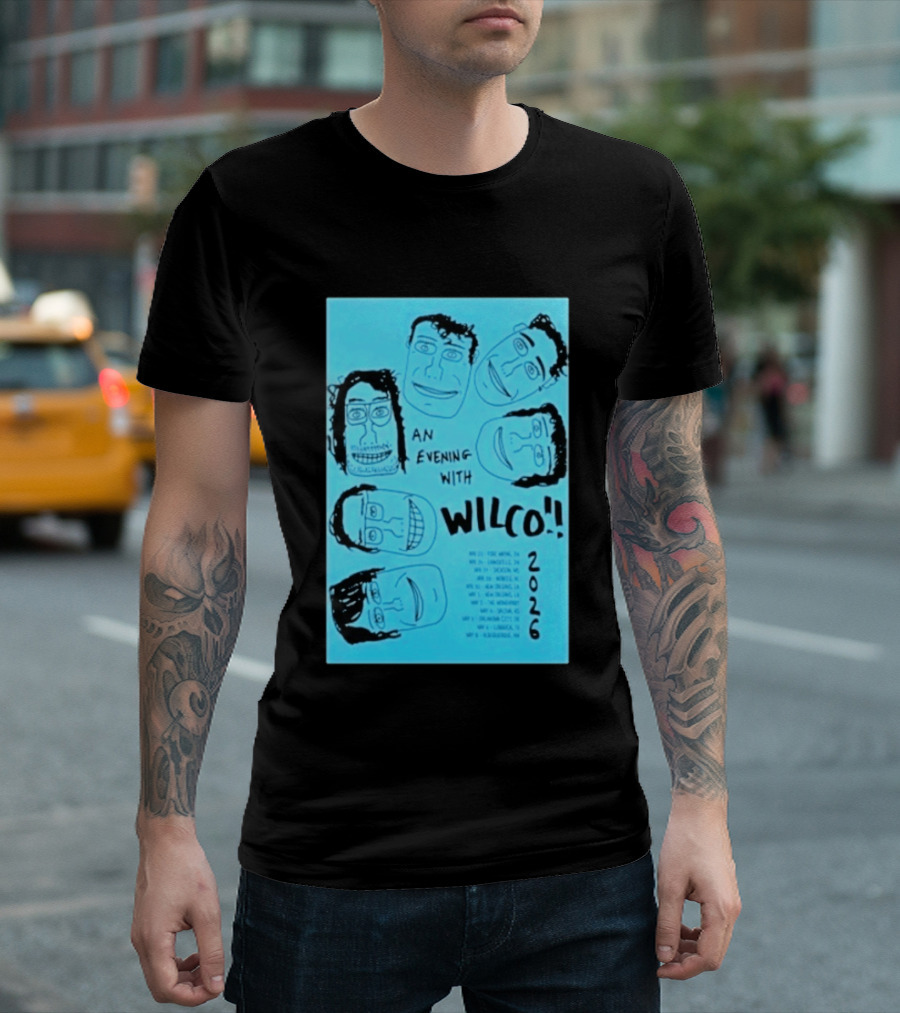 An Evening With Wilco 2026 Tour April & May T-Shirt