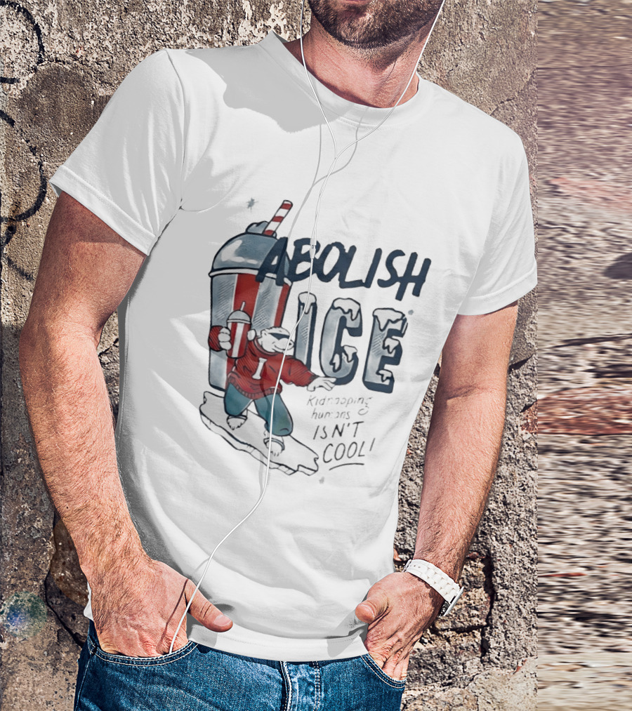 Abolish ICE Polar Bear With Soda Kidnapping Humans Isn't T-Shirt