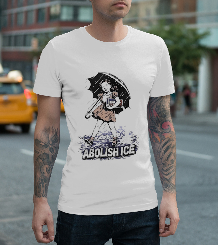 Abolish ICE Salt Girl Activism Umbrella T-Shirt