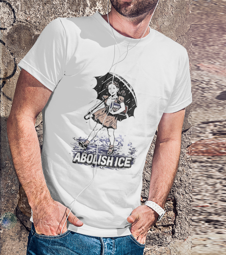 Abolish ICE Salt Girl Activism Umbrella T-Shirt