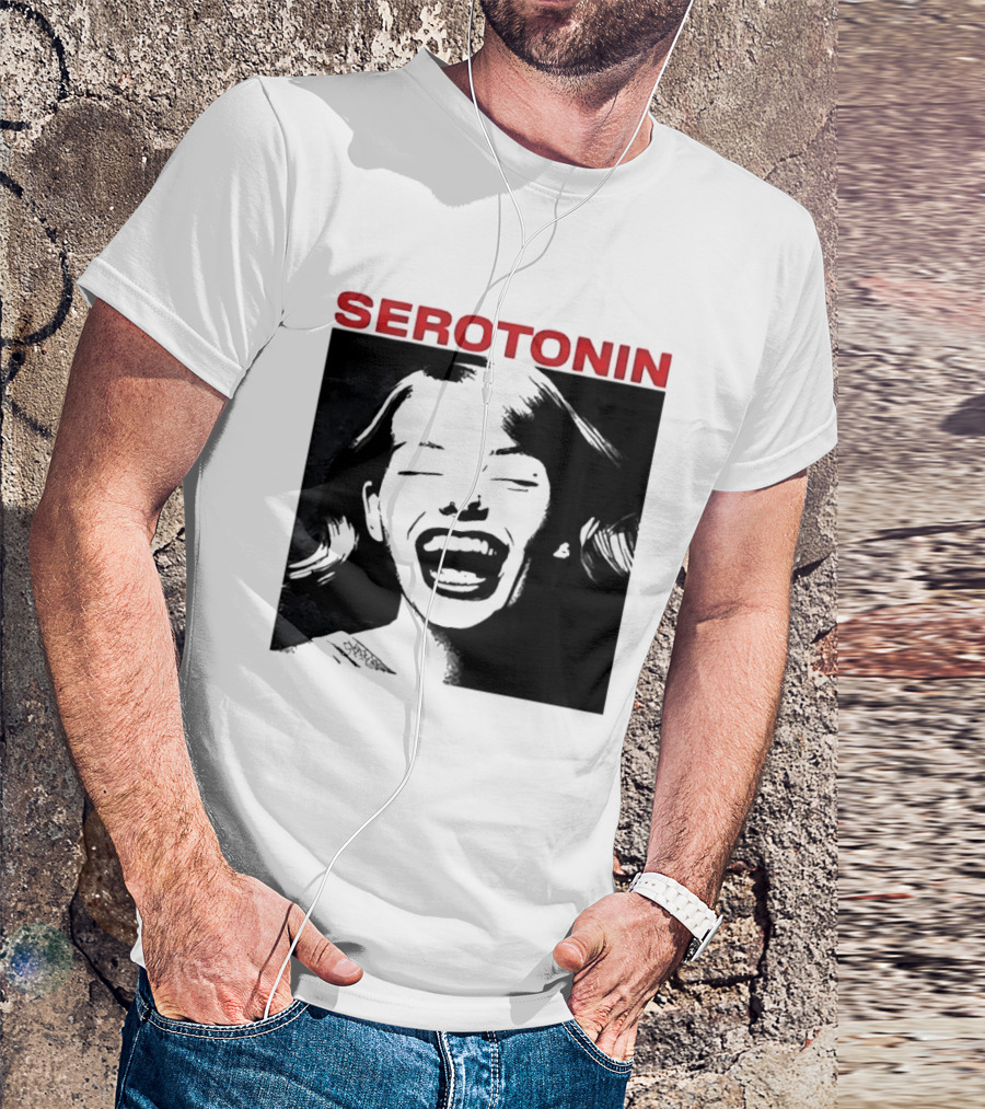 Joris Voorn Serotonin Bold Red Joyful Face T-Shirt